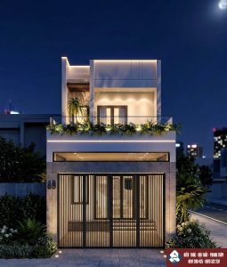 nhà hai tầng mặt tiền 4m