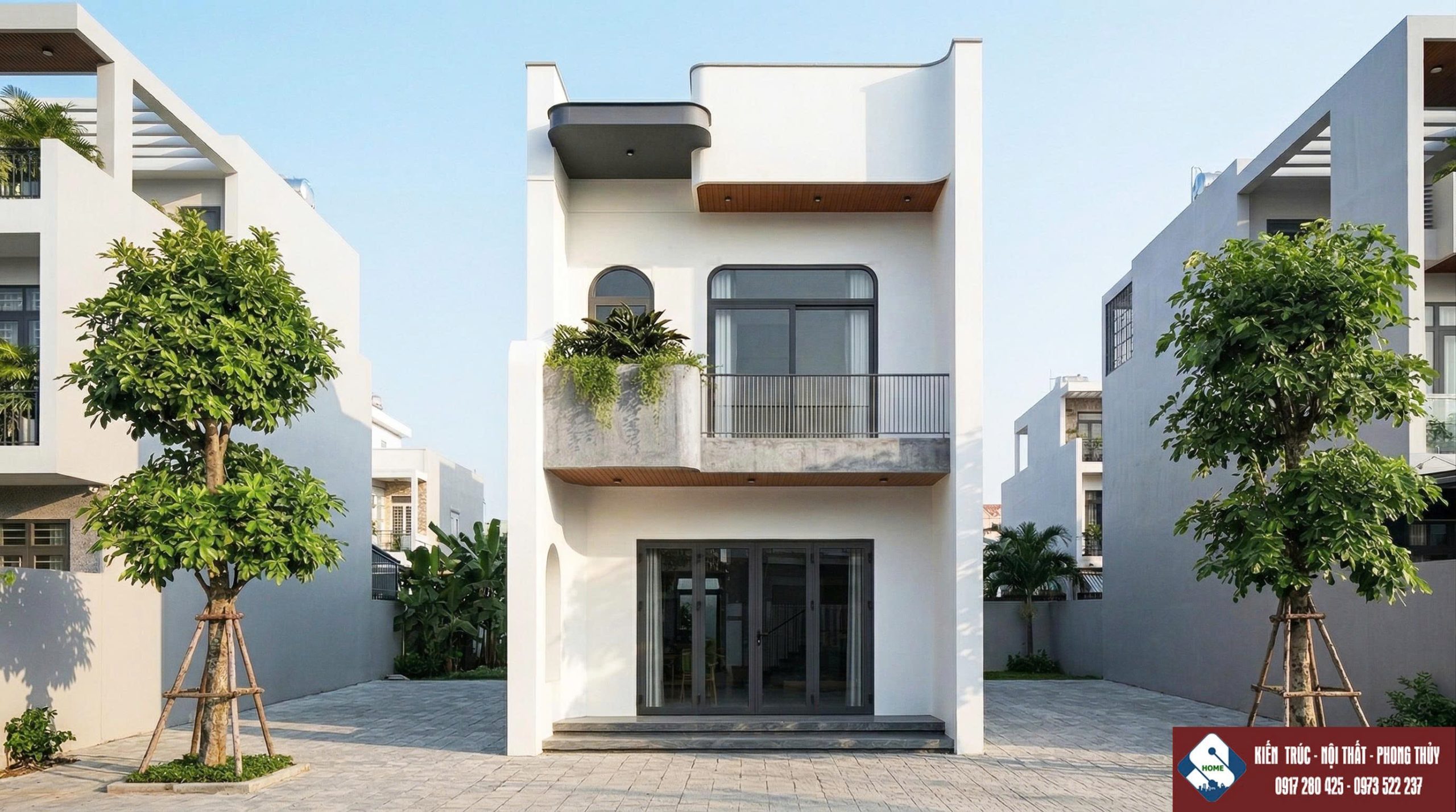 nhà hai tầng hiện đại tại thanh hóa